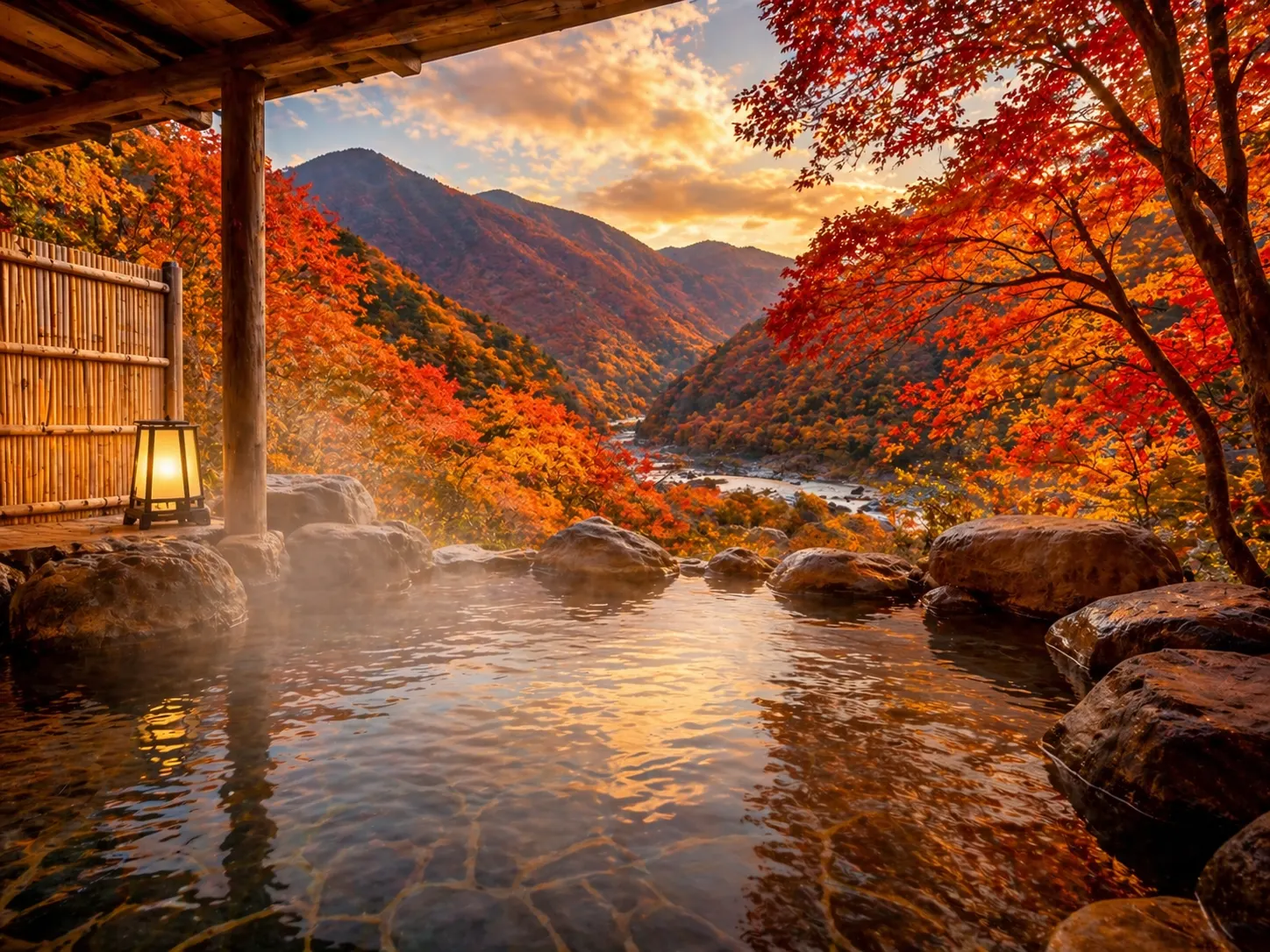 紅葉×温泉 絶景スポット