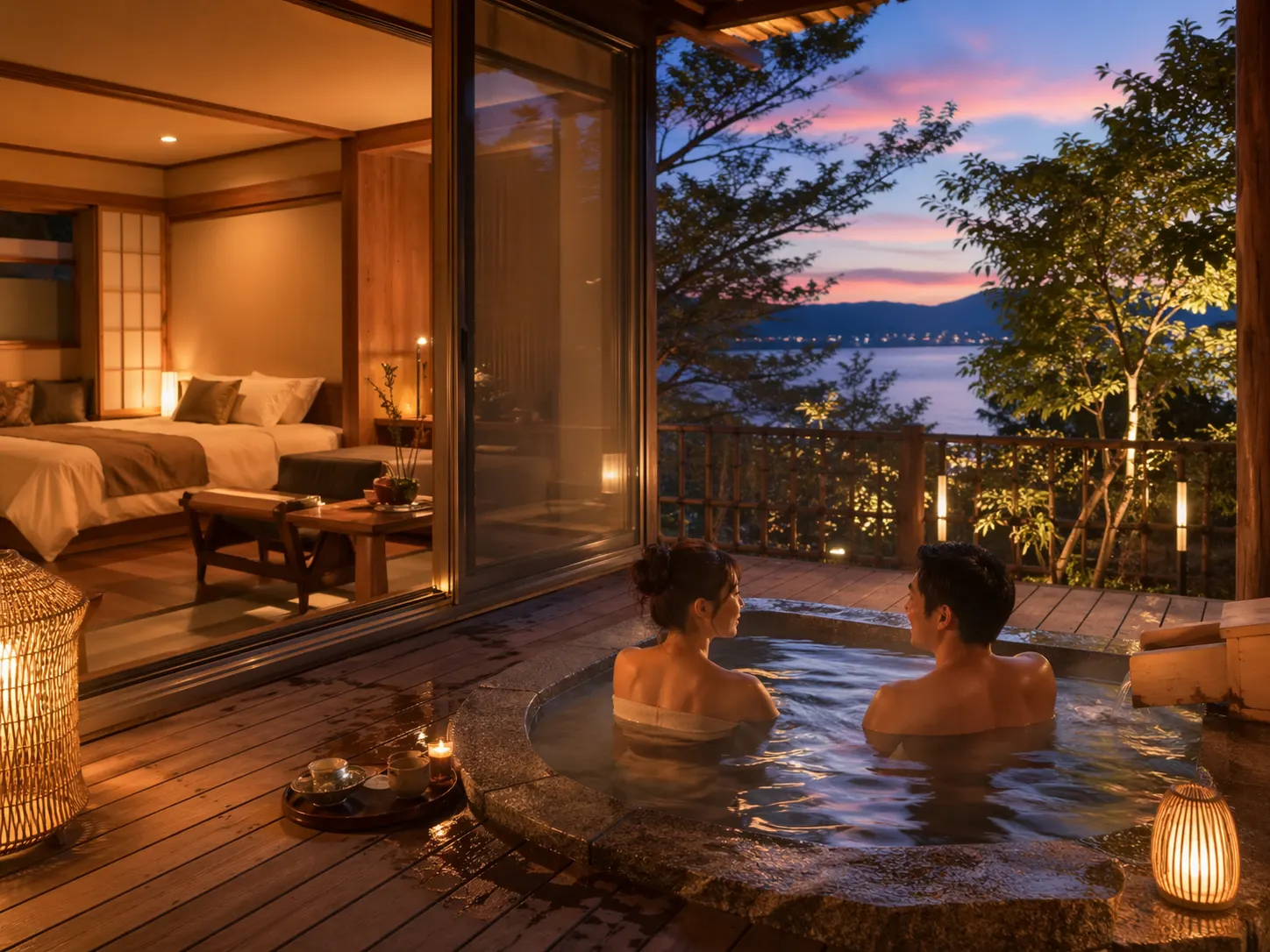 カップルに人気の温泉宿